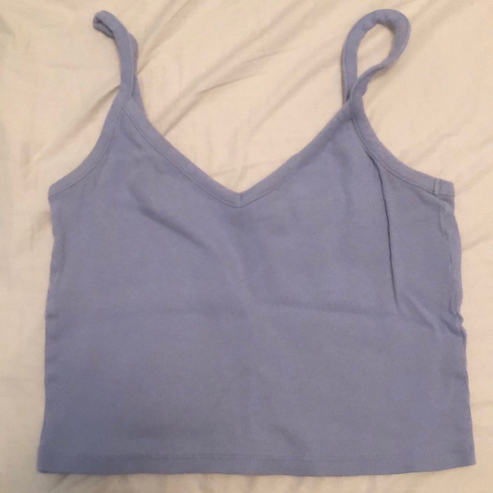 Ribbed V-Neck Tank